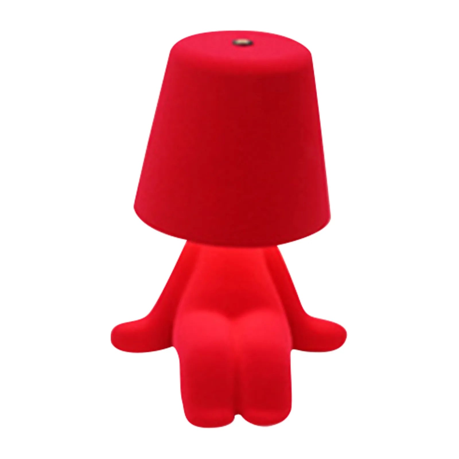 Flocked Figurine Touch Lamp