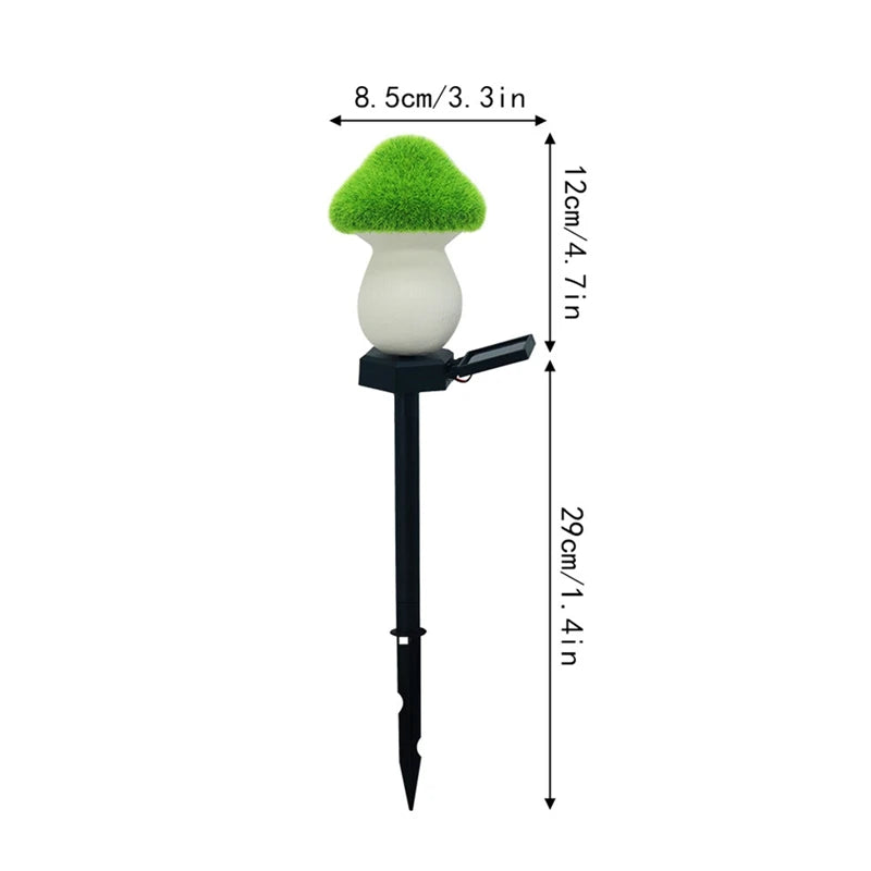 Solar-Powered Outdoor Mushroom Light – Waterproof Garden Lamp