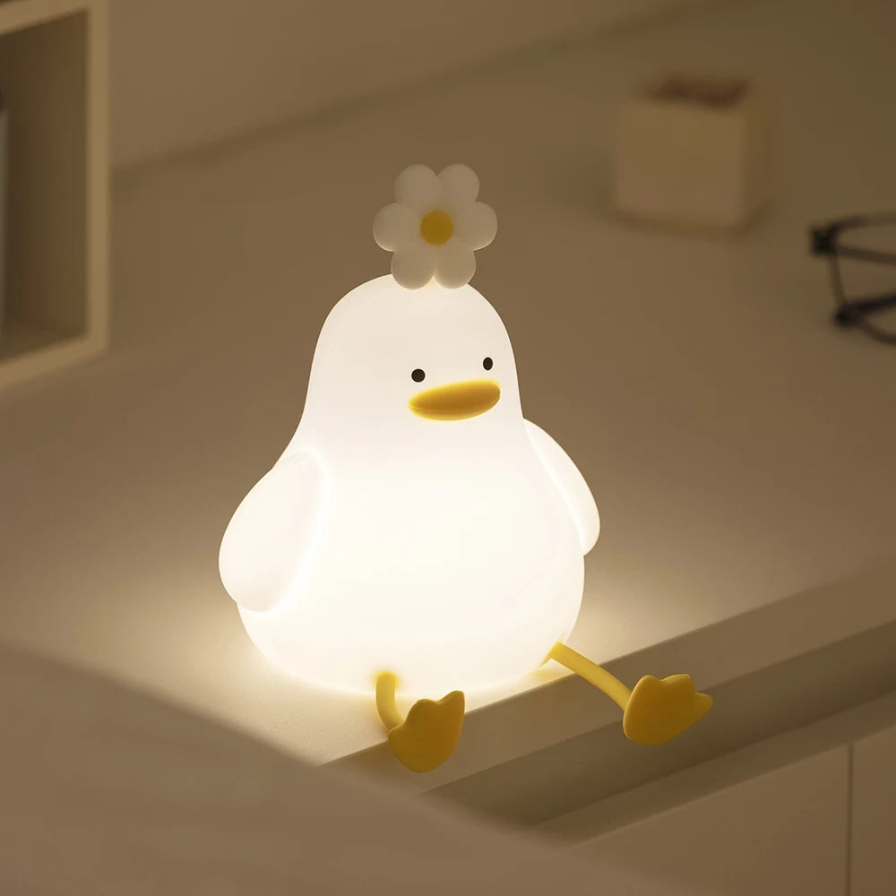 Blossom Duck Silicone Night Light