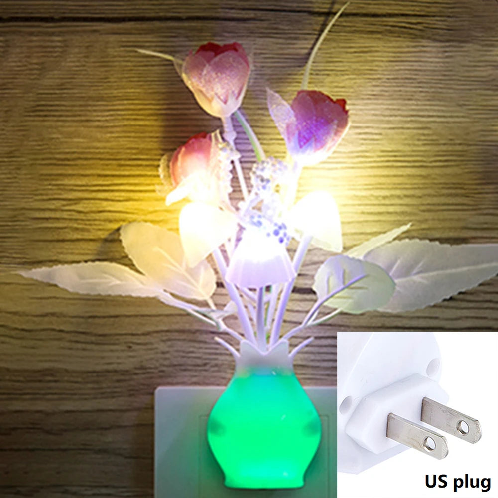 Mushroom Flower Bouquet Plug-In Nightlight