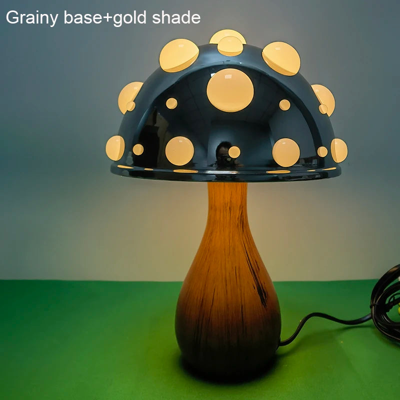 Tall Amanita Mushroom Table Lamp – Nature-Inspired Elegance