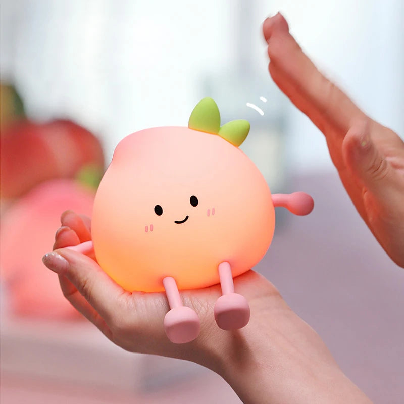 Peach Silicone Nightlight