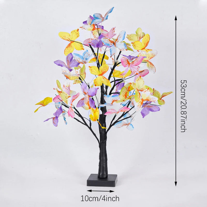 Butterfly Blossom LED Tree Lamp