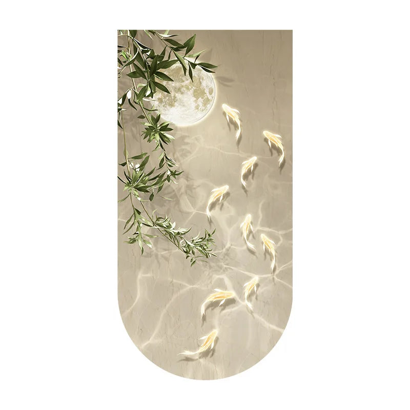 Landscape Fish Entrance Wall Light Dimmable close-up product view