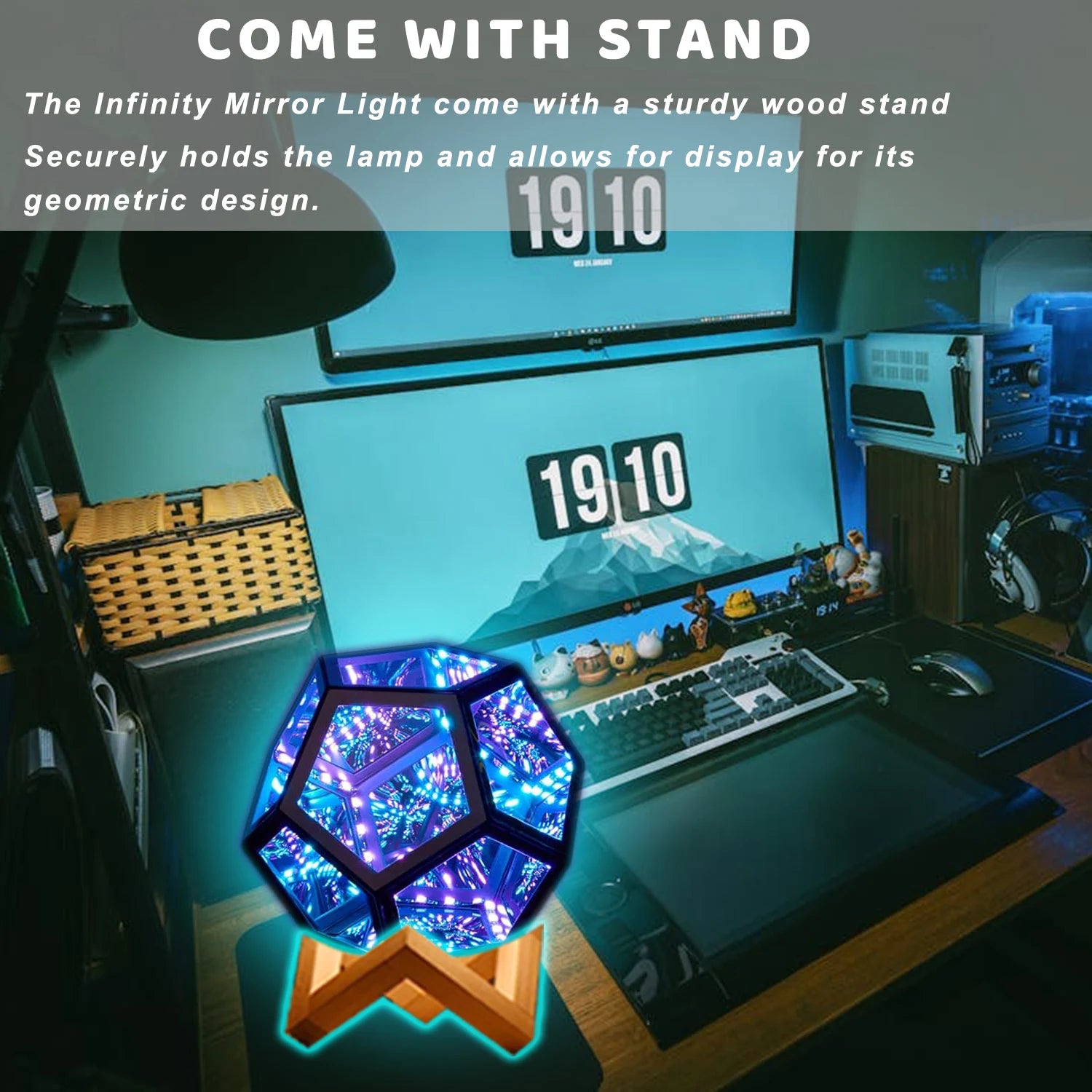 Infinity Dodecahedron Voice Lamp Remote Control alternate product view