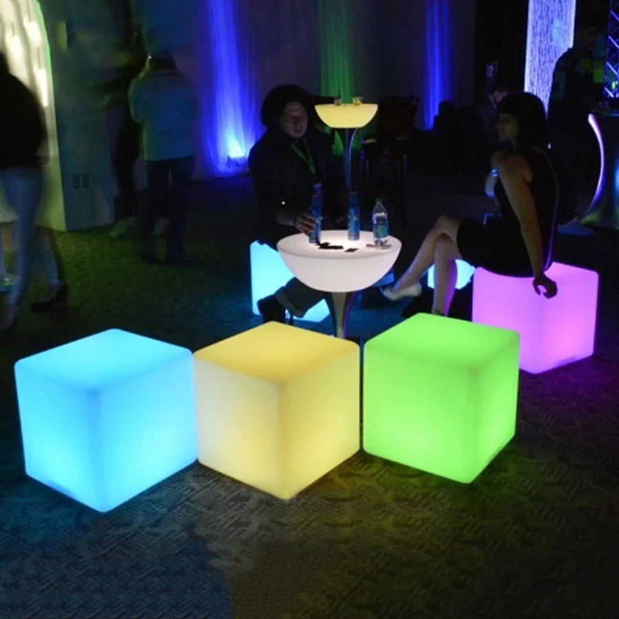 RGB Glow Cube Nightlight - For Outdoor or Indoor Use
