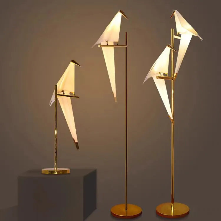 Aves Perch LED Floor, Table, Wall Lamp