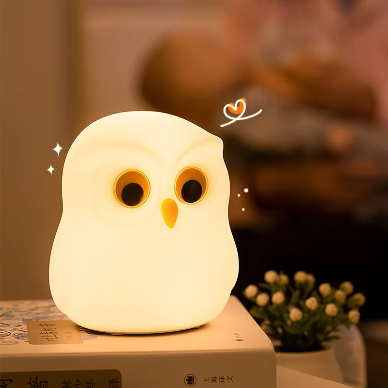 GlowOwl Silicone Night Light