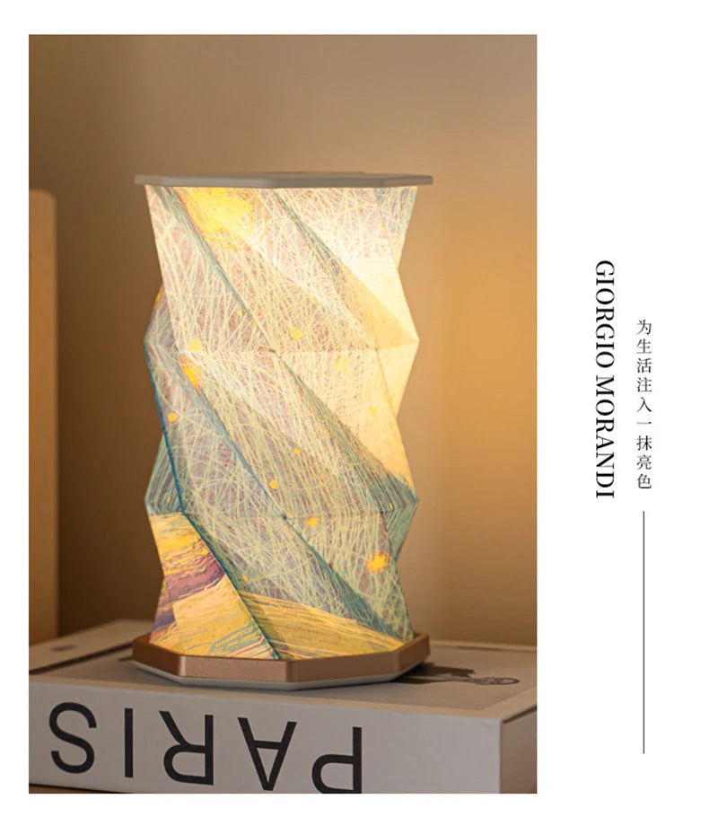 Origami Folding Paper Lamp