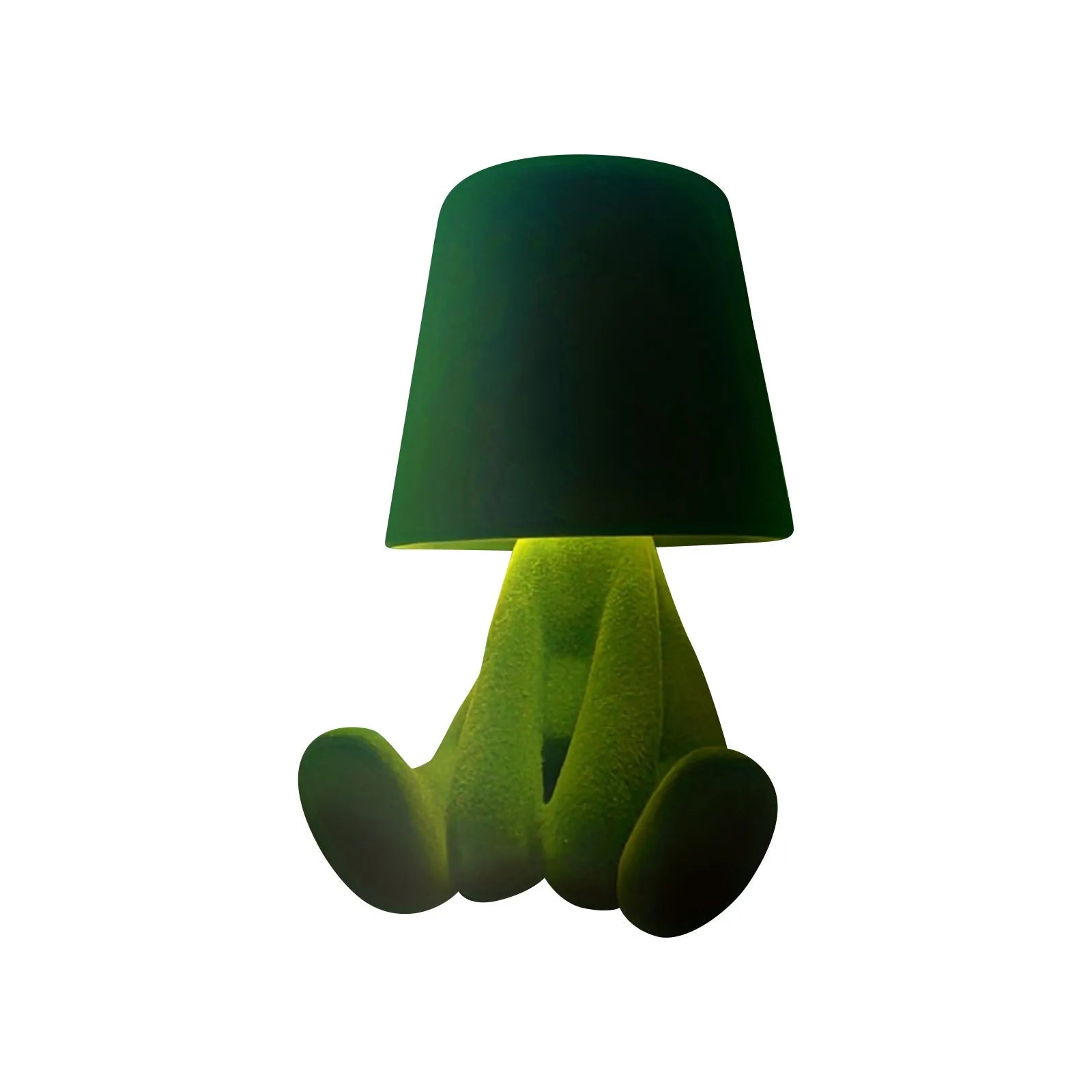 Flocked Figurine Touch Lamp