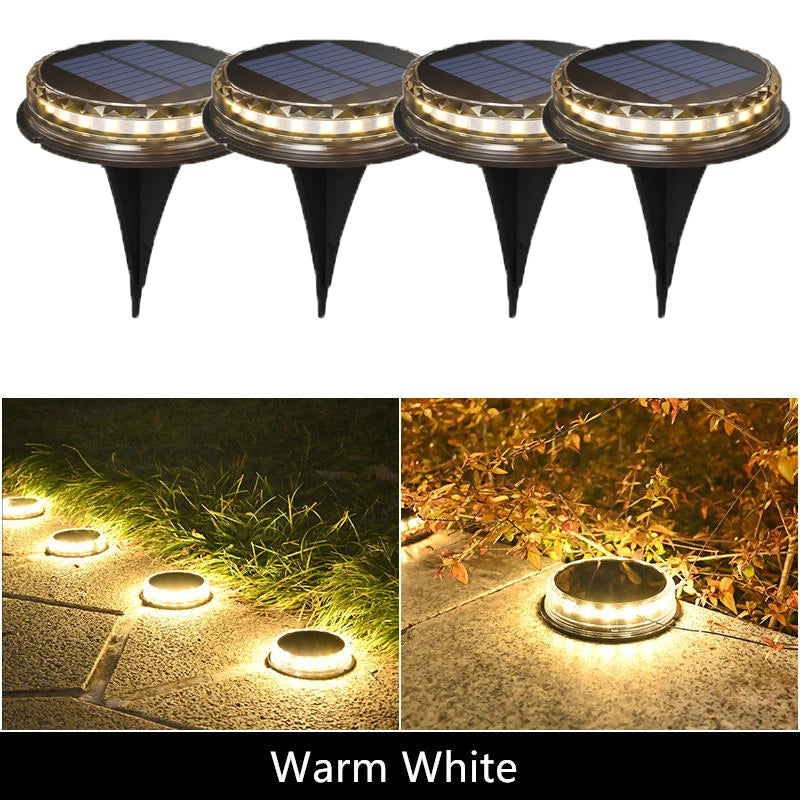 Solar-Powered Waterproof Garden Lights