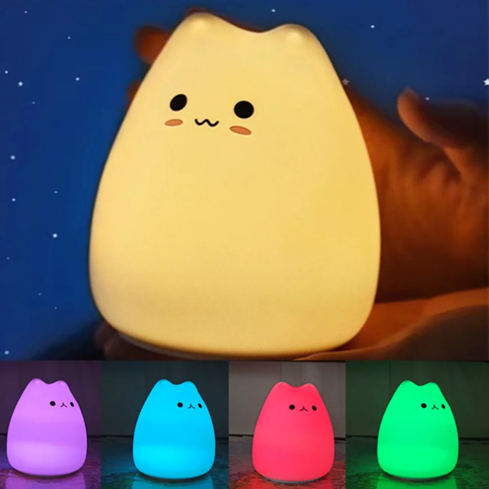 Kawaii Cat Touch Nightlight