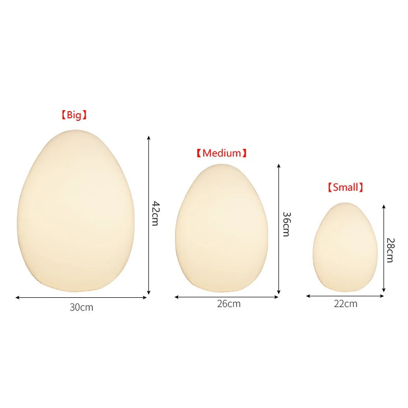Novelty Animal Dimmable egg floor lamp for warm floor lighting