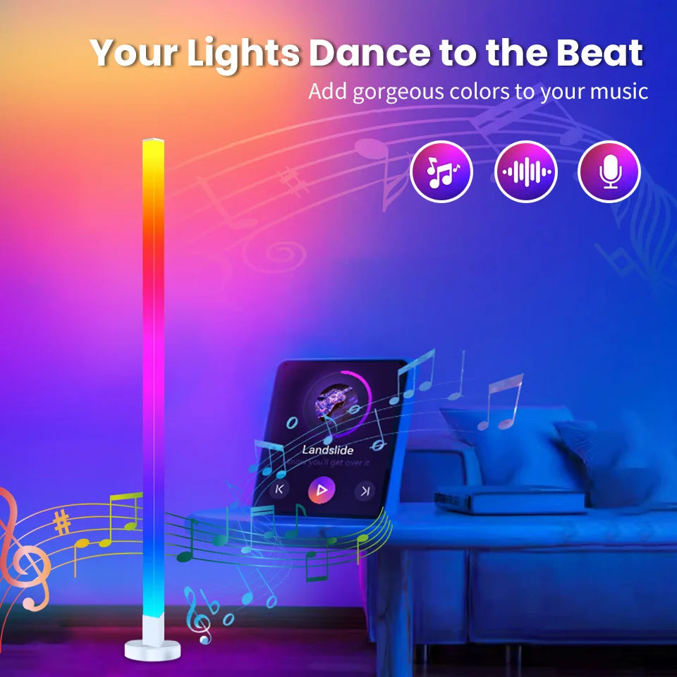 LUMINA BEAM – Smart RGB Floor & Table Lamp with Music Sync