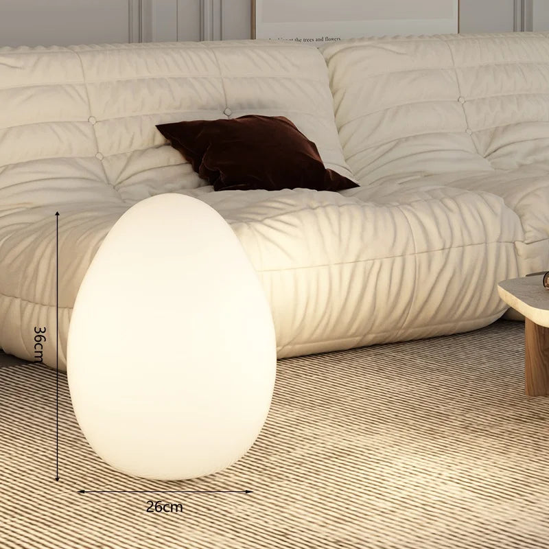 Novelty Animal Dimmable egg floor lamp for warm floor lighting