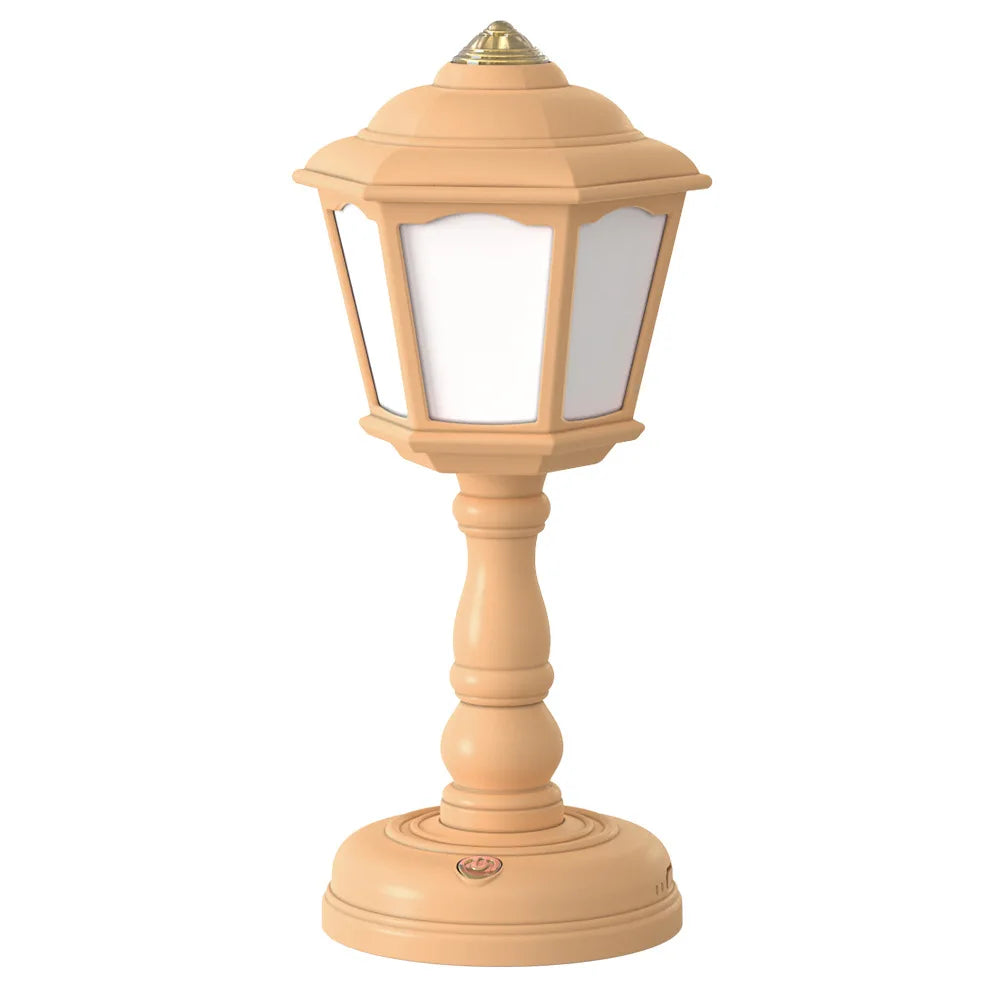 Desk Lamps Mini Desk Lamp Rechargeable Touch Control shown as soft ambient home lighting