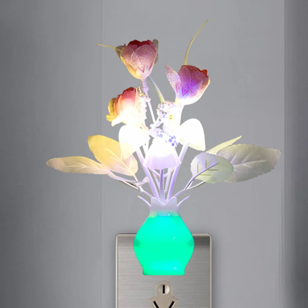 Mushroom Flower Bouquet Plug-In Nightlight