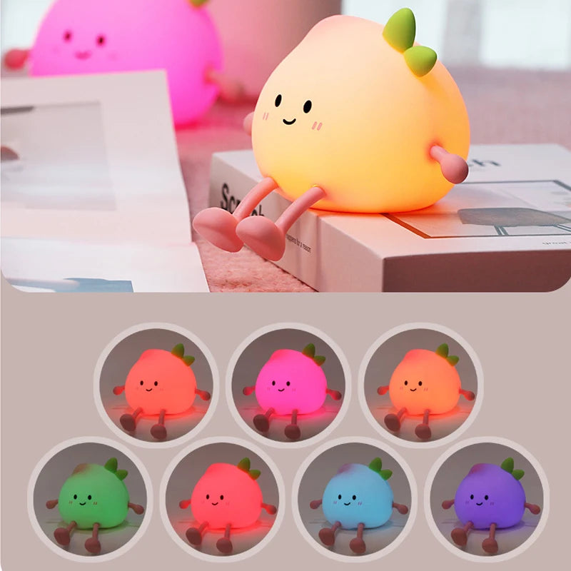 Peach Silicone Nightlight