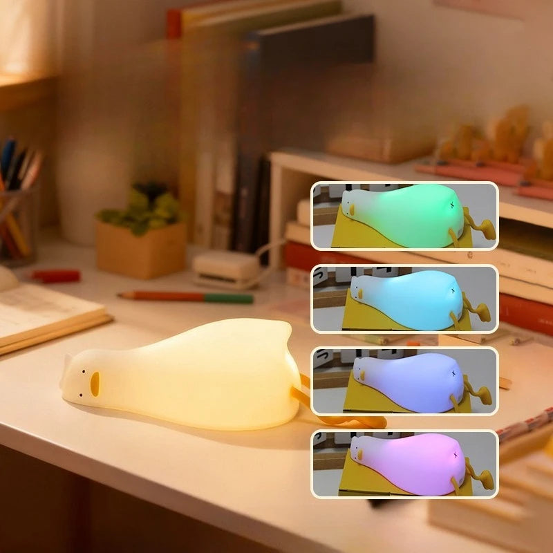 Cozy Duck Silicone Night Light
