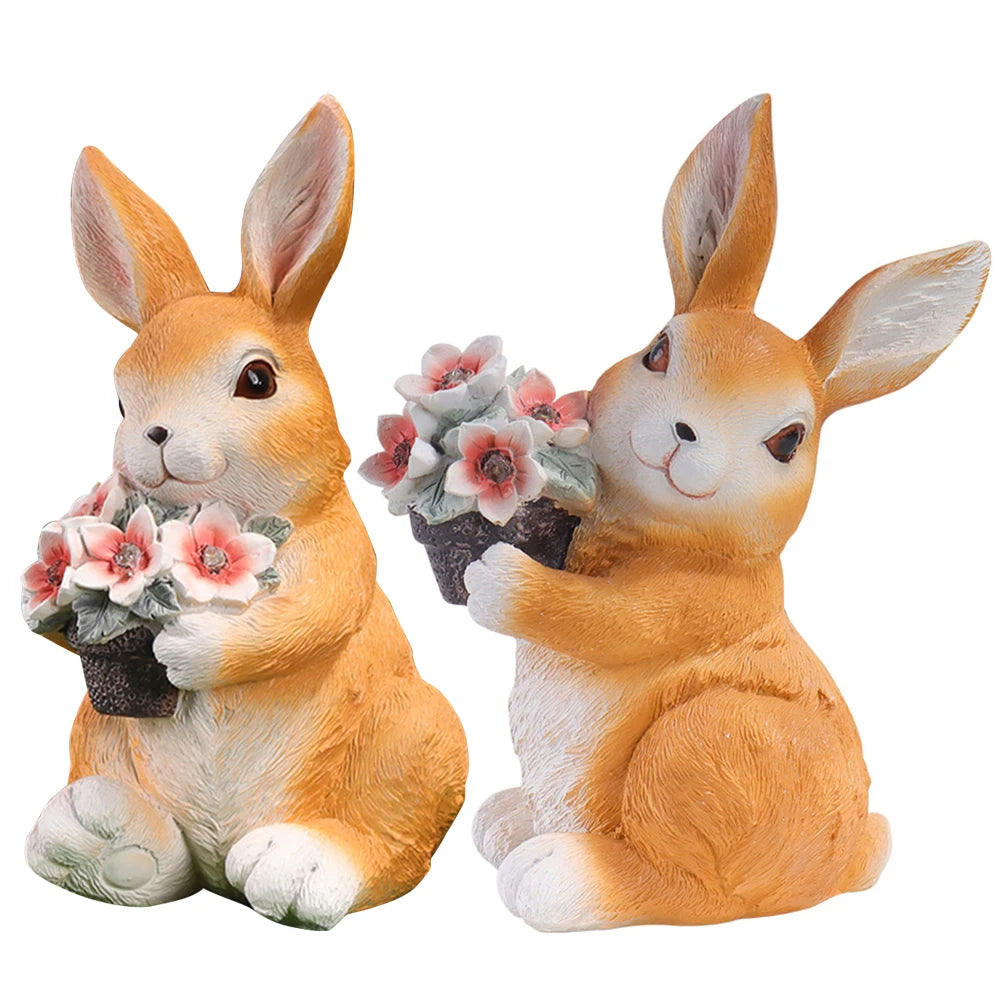 Garden Glow Solar Rabbit