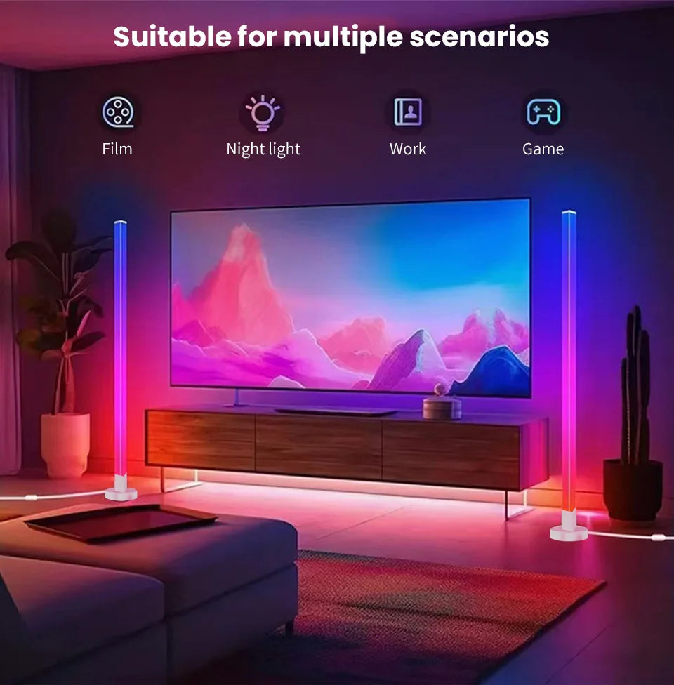 LUMINA BEAM – Smart RGB Floor & Table Lamp with Music Sync