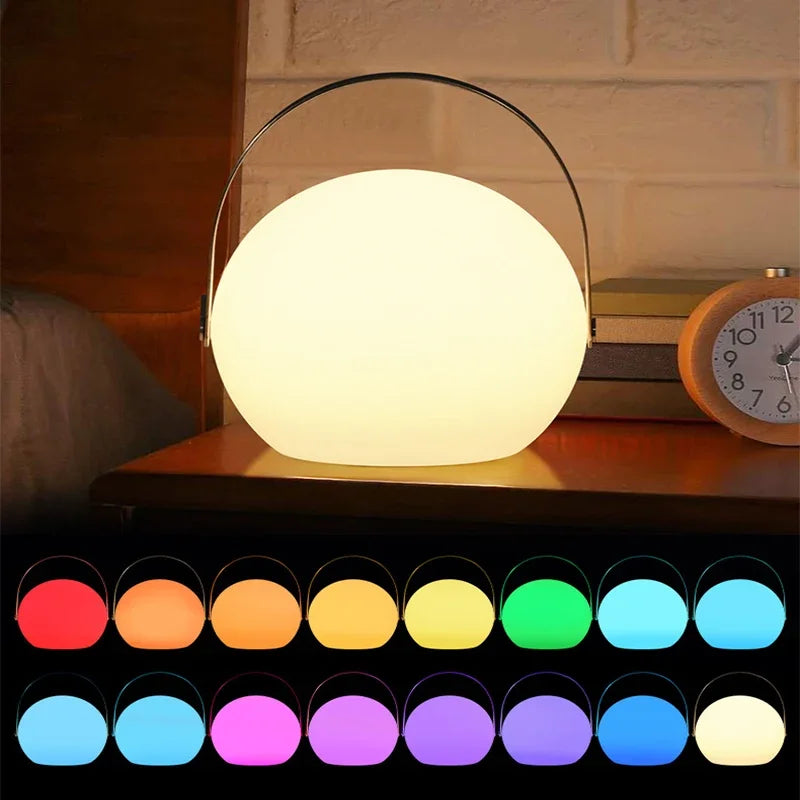 LUMINA GLOW – Portable Ambient Night Lamp with RGB Dimming