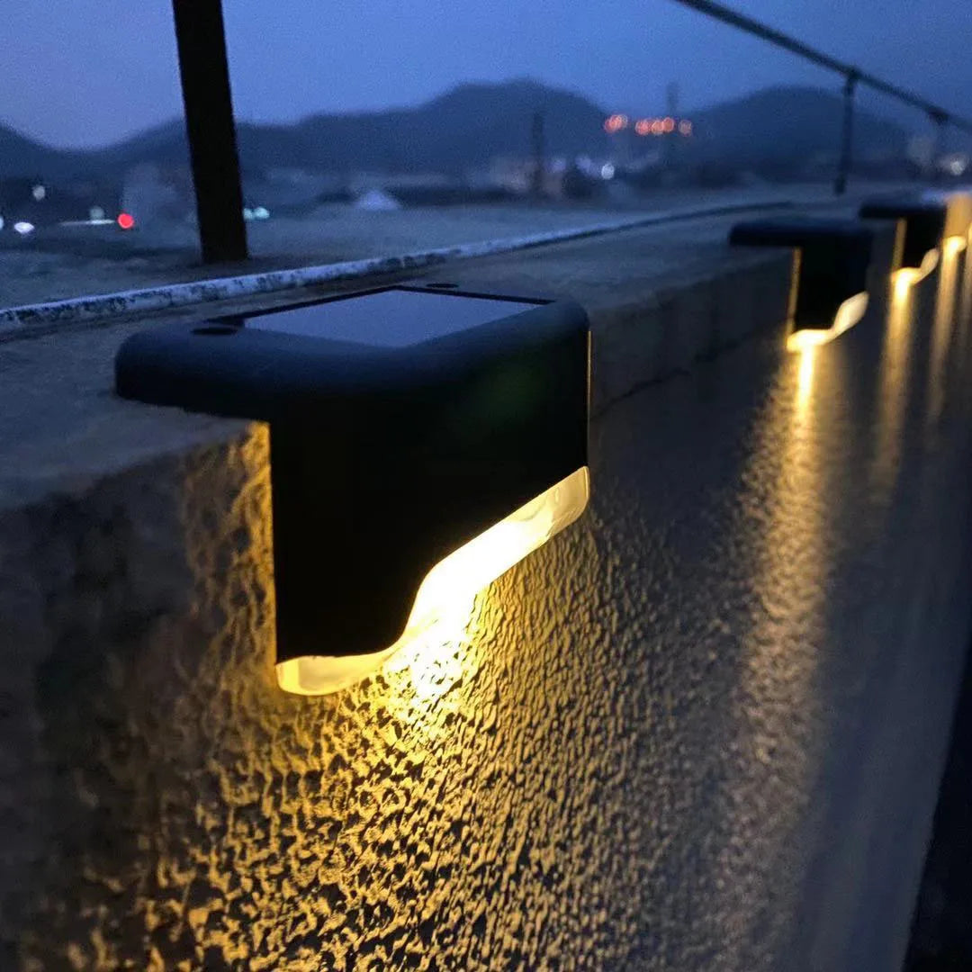 Solar Stair Step Outdoor Garden Light Color-Changing close-up product view