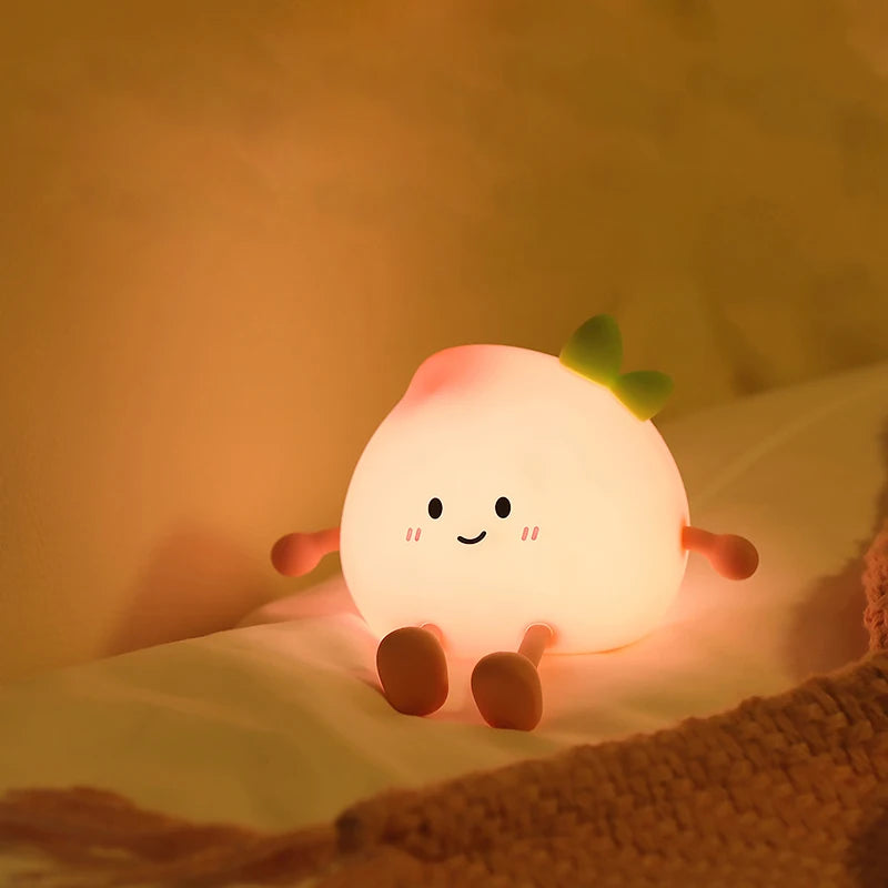 Peach Silicone Nightlight