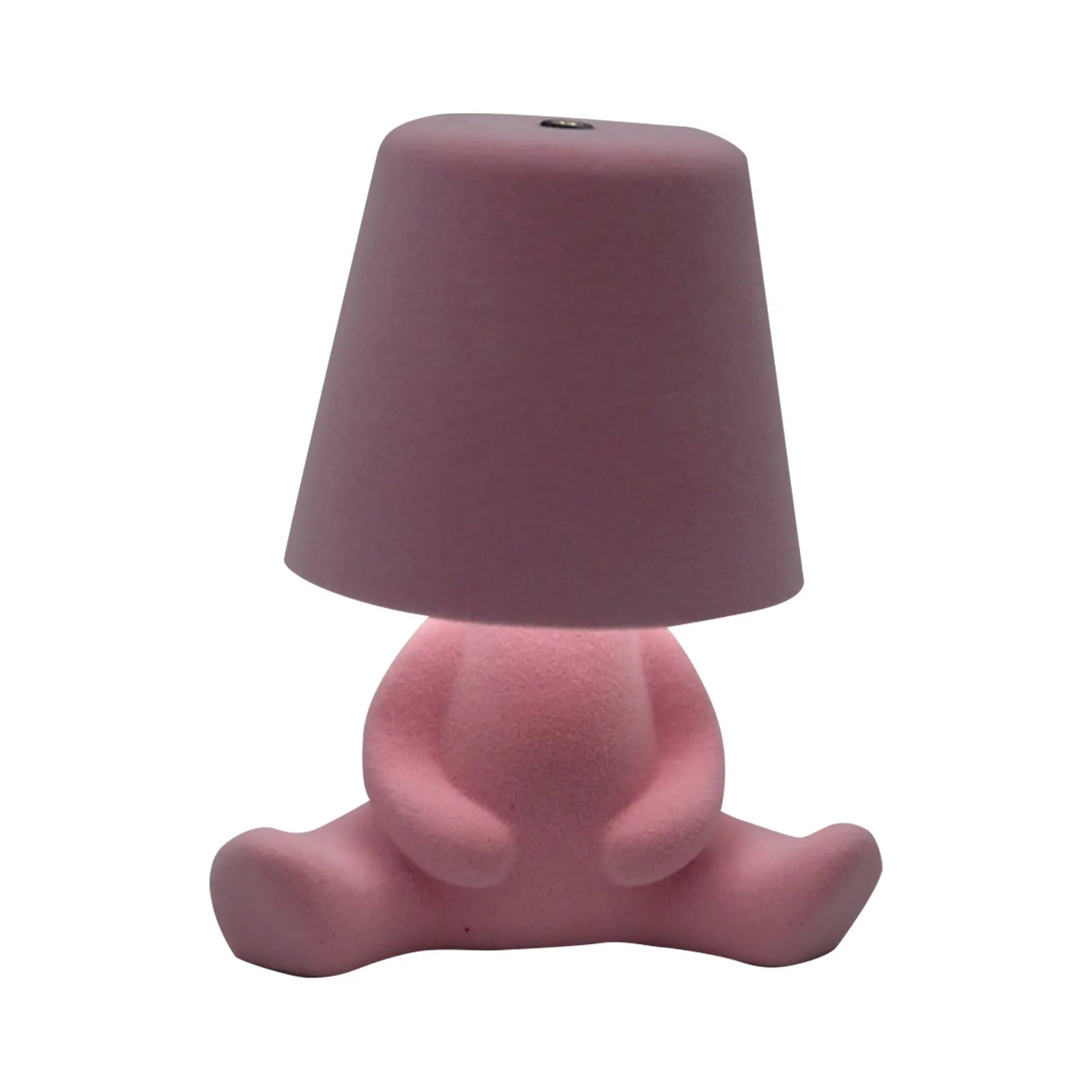 Flocked Figurine Touch Lamp