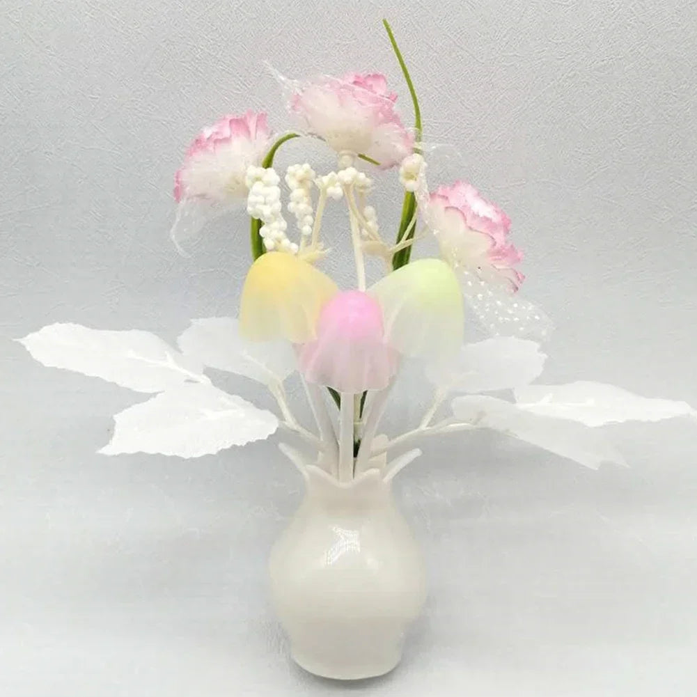 Mushroom Flower Bouquet Plug-In Nightlight