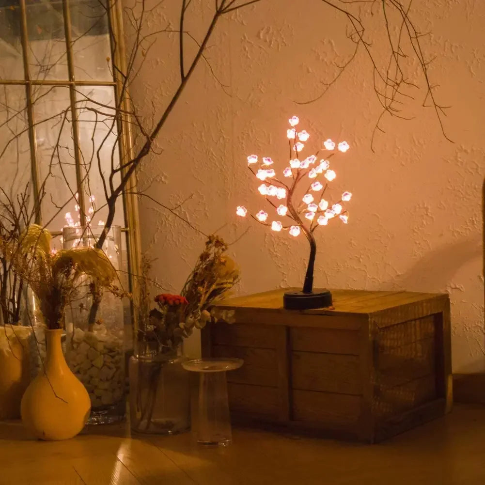 Blossoming Rose Tree Lamp