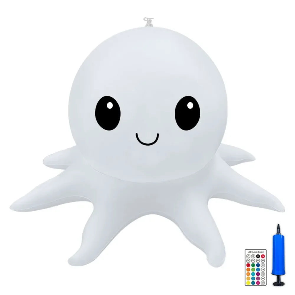 Waterproof RGB Floating Octopus Pool Light