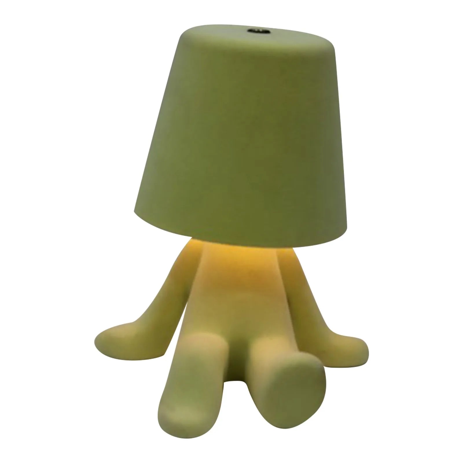 Flocked Figurine Touch Lamp
