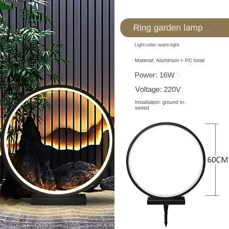 Lunar Halo Outdoor Lamp