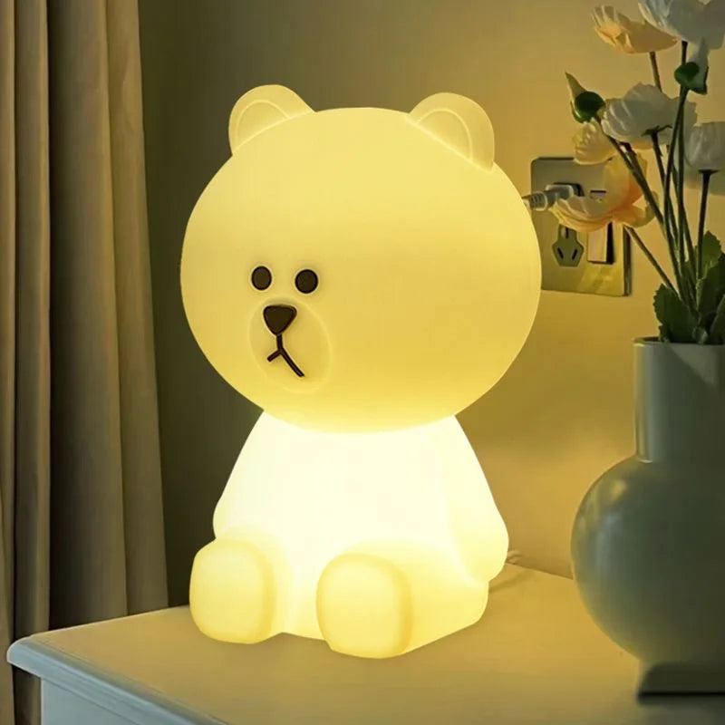 Huggable Bear Nightlight – Soft Glow for Cozy Evenings
