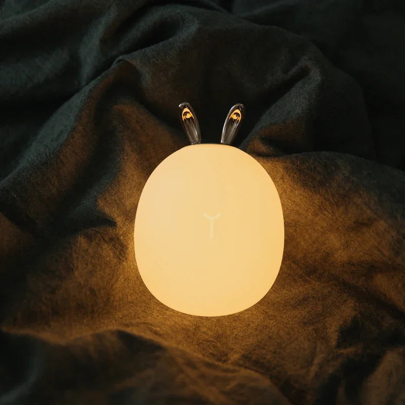 Soft Glow Animal Nightlight – Deer & Rabbit Designs