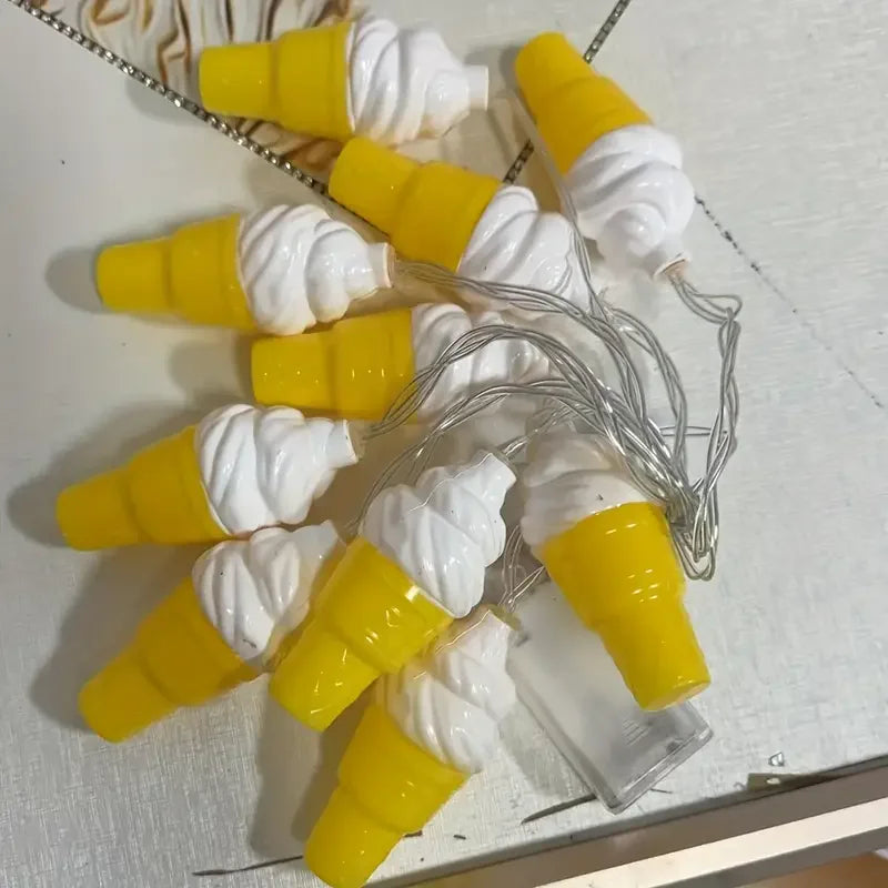 Ice Cream Cone String Lights