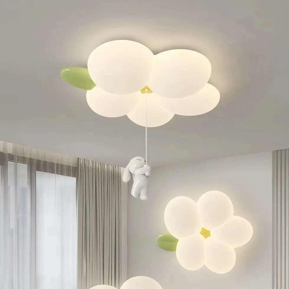 Rabbit Flower Wall Light Remote Control for decorative ceiling lighting