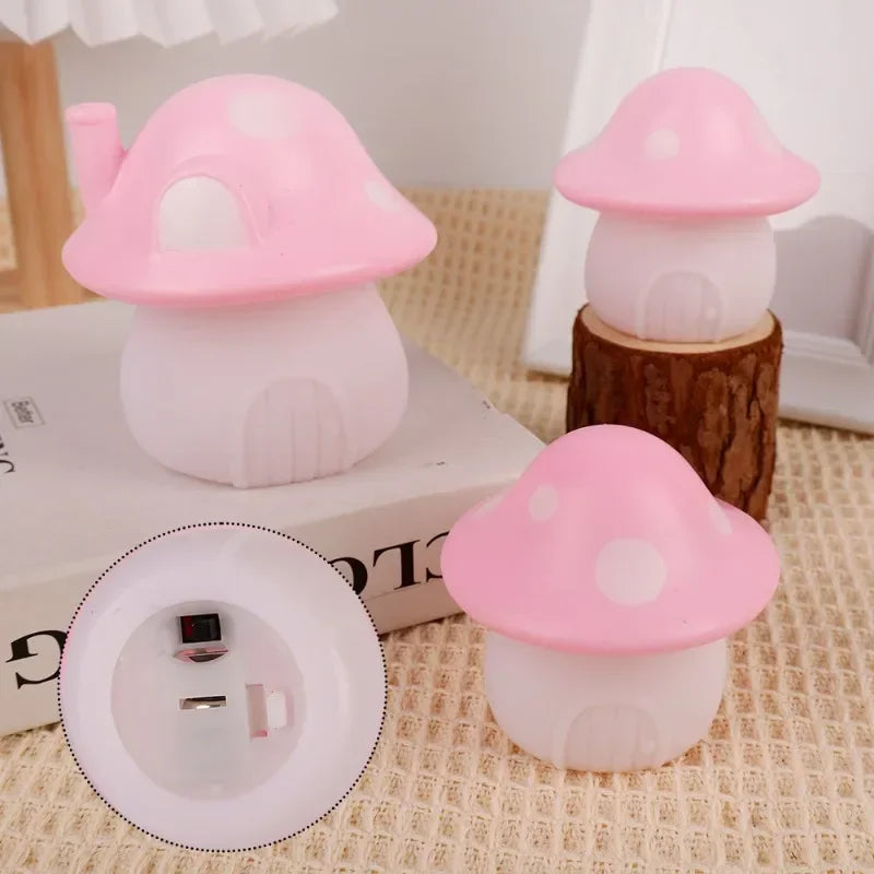 Mushroom Cottage Battery Night Light