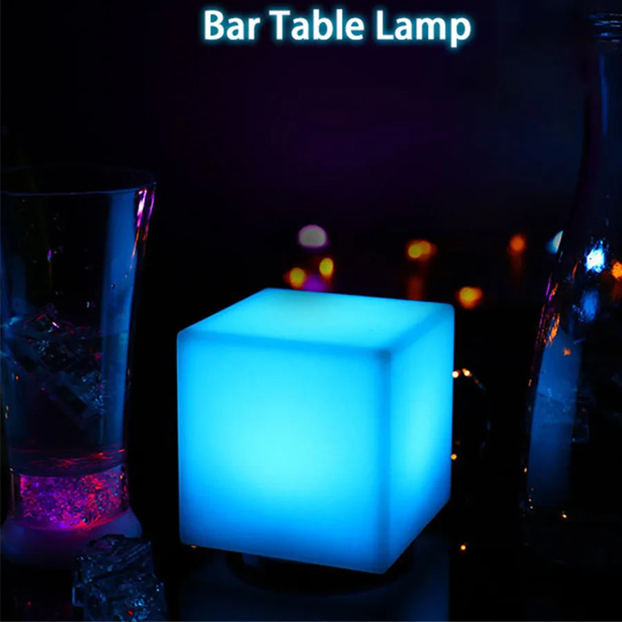 RGB Glow Cube Nightlight - For Outdoor or Indoor Use