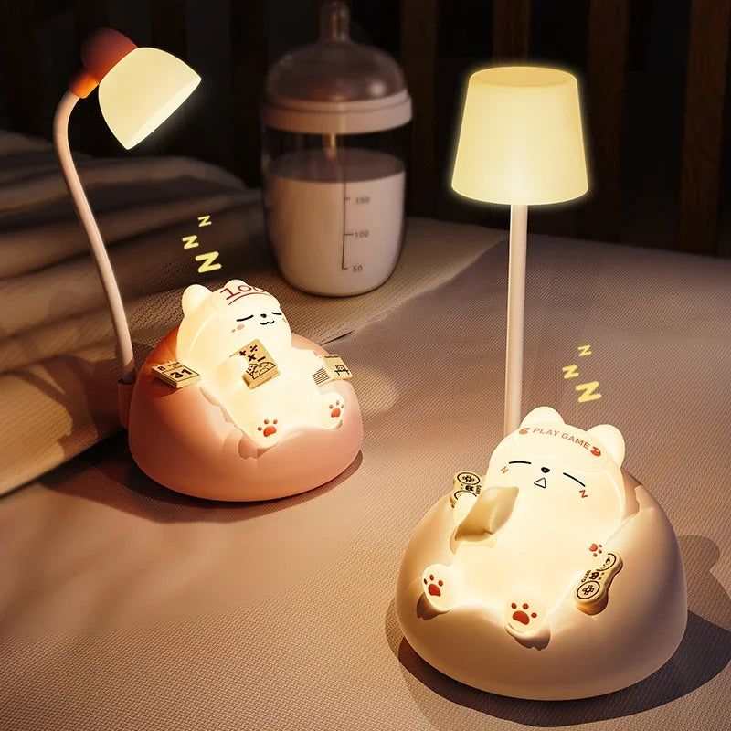 Sleeping Kitty Rechargeable Nightlight