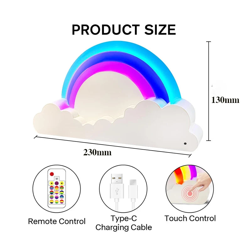 Rainbow Cloud Ambient Light