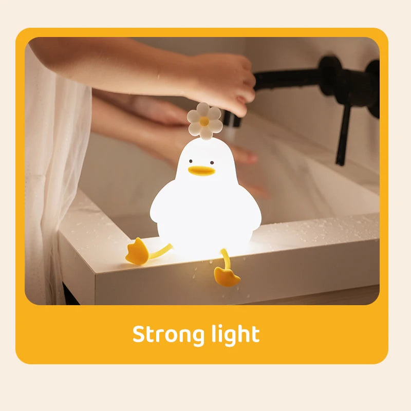 Blossom Duck Silicone Night Light