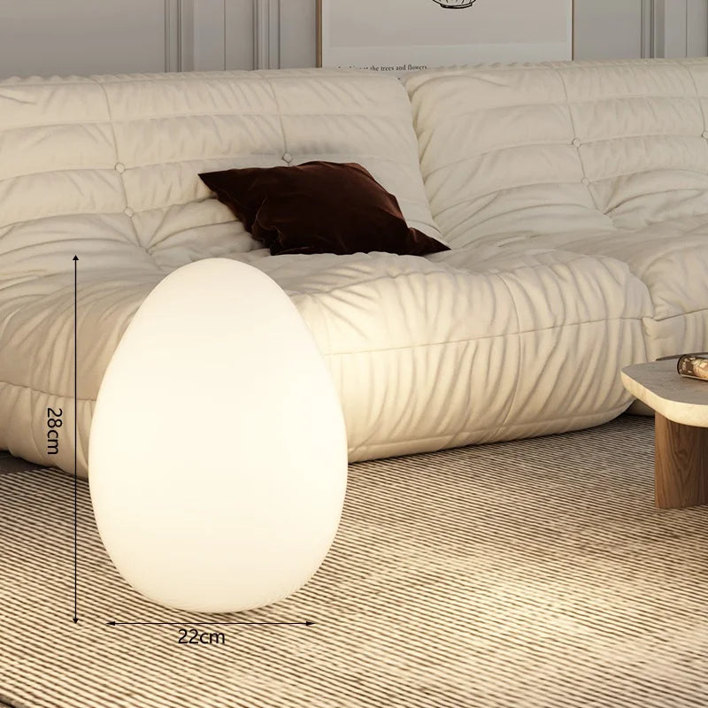 Novelty Animal Dimmable egg floor lamp for warm floor lighting