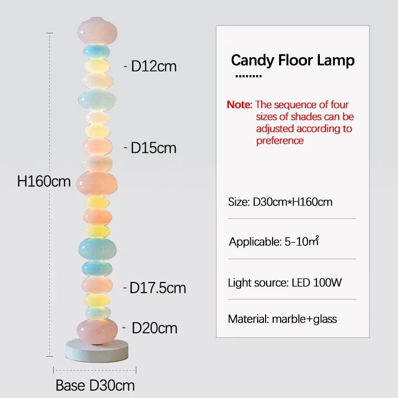 Candy Lamp – Playful Glass Floor & Table Lamp