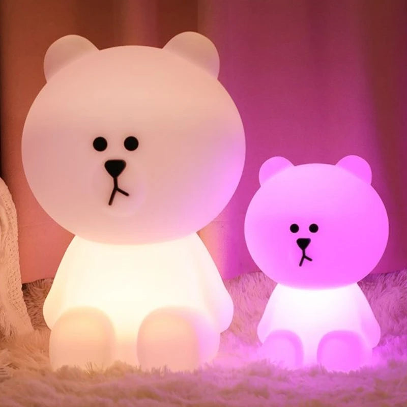 Huggable Bear Nightlight – Soft Glow for Cozy Evenings