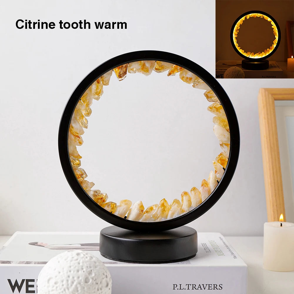Crystal Cube Novelty Animal stone crystal lamp for cozy home ambience