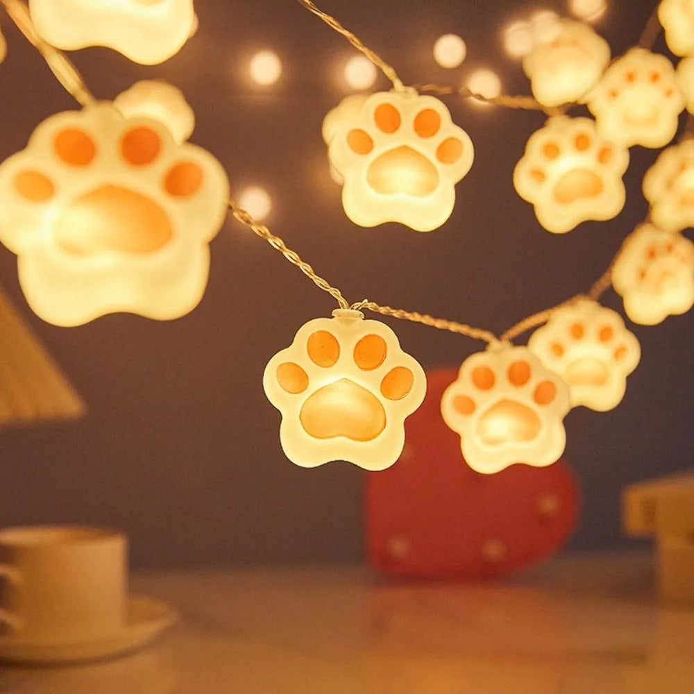 Cat Paw String Lights