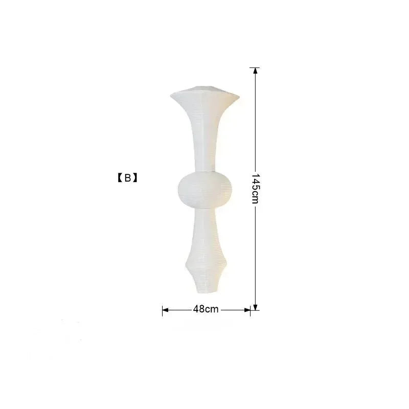 Noguchi Pendant Janpanese Ceiling Light design detail view