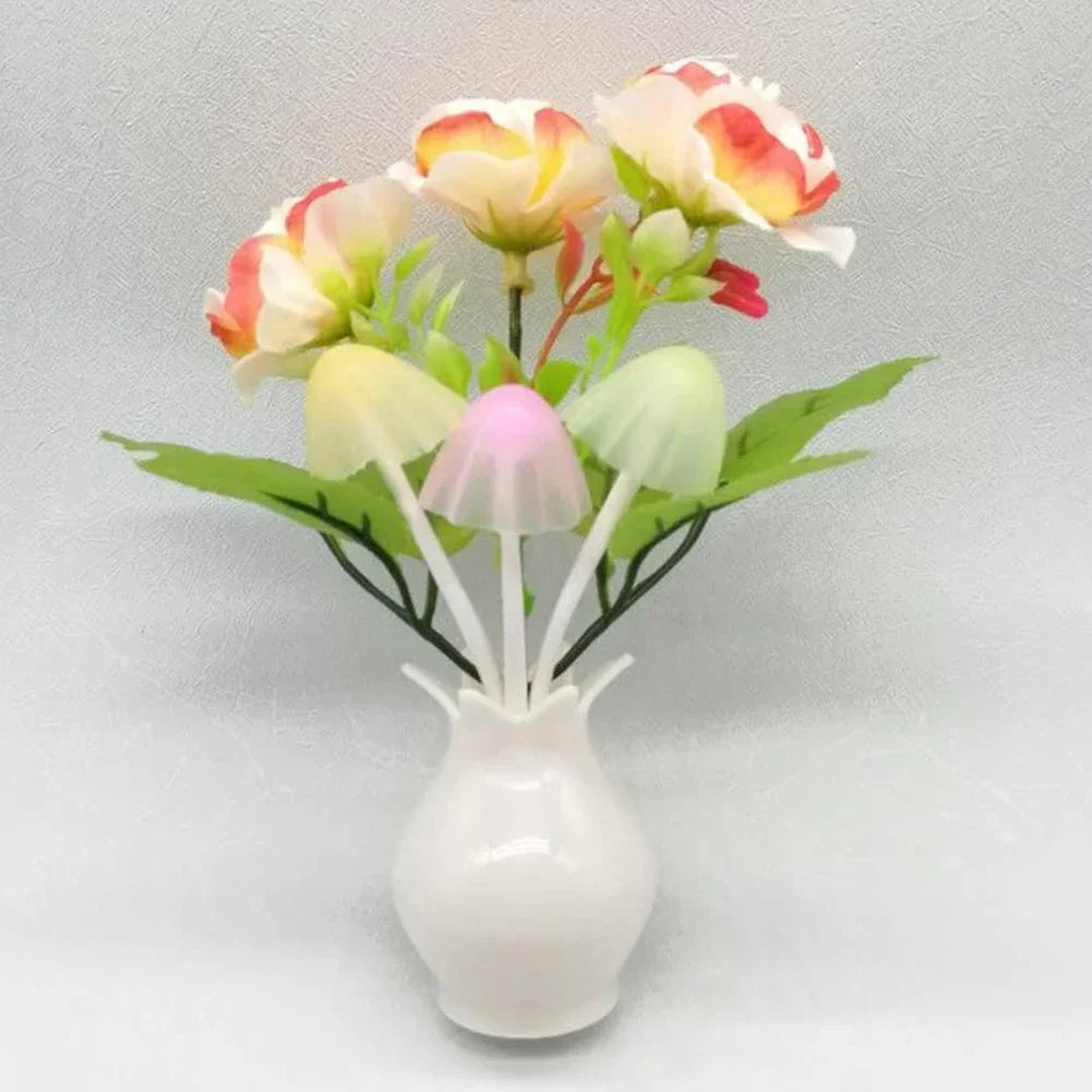 Mushroom Flower Bouquet Plug-In Nightlight